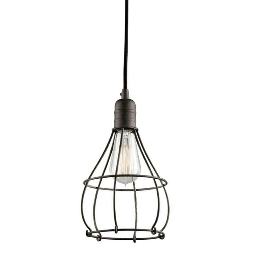 Kichler 43602WZC weathered zink ind chandelier new